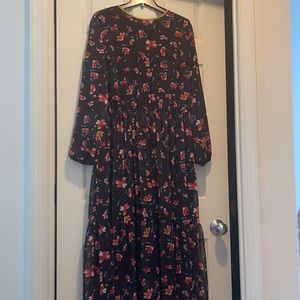 Women’s long sleeve maxi dress